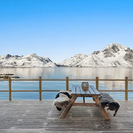 Nappstraumen Seafront Cabin, Lilleeid 68 * Gravdal (Vestvagoy)