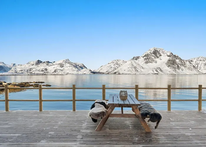 Nappstraumen Seafront Cabin, Lilleeid 68 * Gravdal (Vestvagoy)