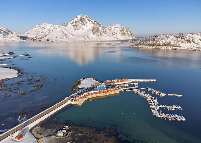 Nappstraumen Seafront Cabin, Lilleeid 68 Vakantiehuis *